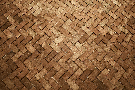 深色砖古老的深色和浅色粘土色调砖地板路面石材豪华沃尔玛背景
