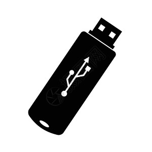 盖勒特USB 闪存驱动器图标上惠特设计图片