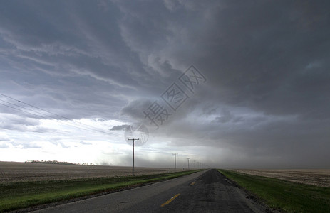 加拿大帕蕊雷风暴云风暴危险农作物警告乡村场景国家背景图片