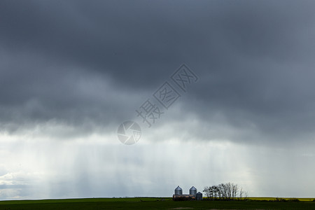 加拿大帕蕊雷风暴云风暴危险警告农作物乡村国家场景背景图片