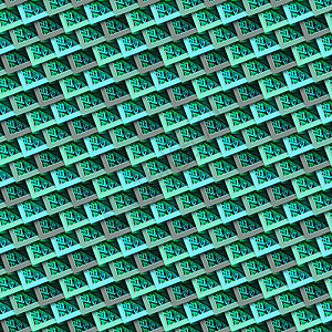 3D 渲染无缝分形邮票图案背景地板插图瓷砖美丽方形3d纹理邮票艺术压花背景图片