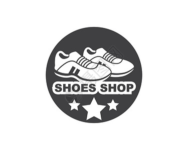 潮鞋鞋子图标标志矢量图设计潮人设计师运动鞋类速度赛跑者横幅运动员店铺女孩插画