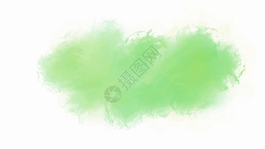绿色宣传单纹理背景和 web 横幅设计的绿色水彩背景插图天气艺术墨水墙纸小册子绘画晴天刷子日光插画