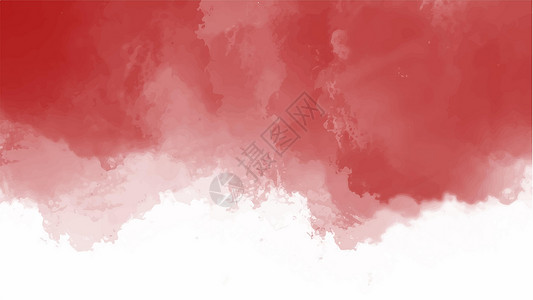 纹理背景和 web 横幅设计的红色水彩背景海报墨水艺术刷子气候天气墙纸绘画晴天传单背景图片