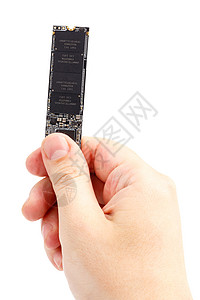 2M图片手持NVME M 2 SSD 2280 3 DND SLC驱动器 白色上隔离奉献磁盘密码电脑贮存缓存电池记忆宏观非挥发性背景
