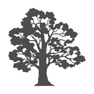 树 用于剪贴簿的邮票或模板的轮廓和用于模切的装饰压花模板背景图片