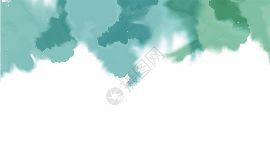 纹理背景和 web 横幅设计的绿色水彩背景气候绘画海报墨水创造力天气晴天艺术刷子日光背景图片