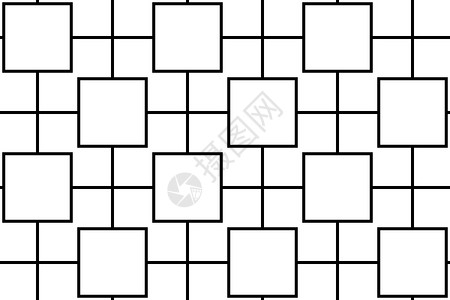 方形网格在白色背景中孤立的当前样式模式   info whatsthis路面线条纺织品艺术网格马赛克打印装饰品正方形地面背景