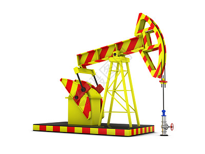 石油油泵商业价格黄色红色工业白色汽油柴油机原油燃料高清图片
