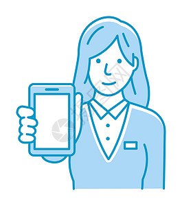 展示手机女显示智能手机显示矢量它制作图案的年轻女商务人士女性商业互联网小样男人手势空白工具展示男性插画