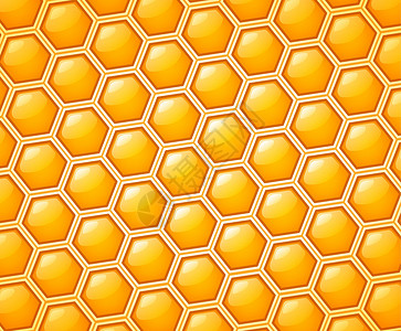 矢量 honeycomp 橙色背景设计背景图片