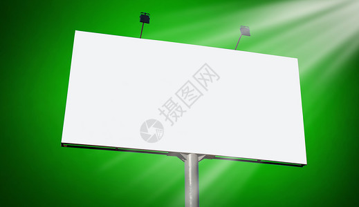 空白的广告牌宣传城市蓝色横幅控制板大板海报展示帆布天空灯高清图片素材