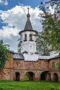 俄罗斯圣迈克尔大天使教堂背景图片