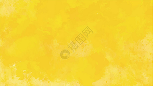 纹理背景和 web 横幅设计的黄色水彩背景海报墨水插图刷子传单天气创造力墙纸晴天小册子背景图片