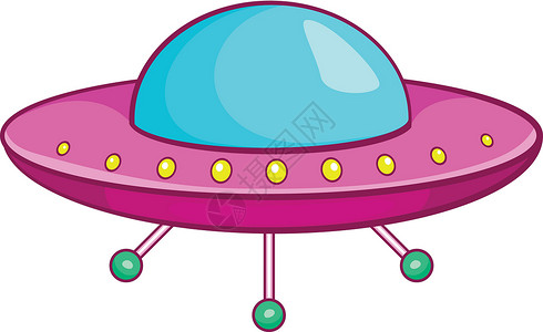 不明飞行物身份外星人科学飞船插图艺术网络星系现象卡通片设计图片