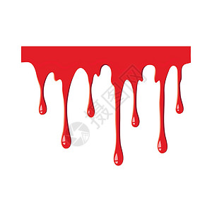 血红色流动的血液 ico设计图片
