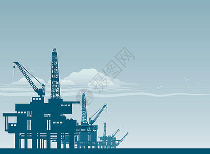 石油井架技术生产力量工业汽油资源钻机管道起重机钻孔高清图片