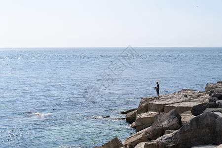 比尔默站抓住海岸高清图片