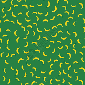 香蕉无缝图案背景矢量图热带香蕉墙纸植物流行音乐食物黄色插图绘画打印背景图片