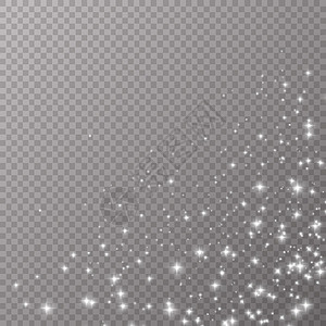 光效白色火花在透明背景上闪烁着特殊的光效 您的设计的现实矢量图强光魔法辉光镜片插图耀斑白色灰尘星星太阳插画