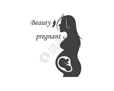 孕妇肚子矢量美女孕妇矢量 ico婴儿妻子产科叶子女士孩子身体母性女性妇科设计图片