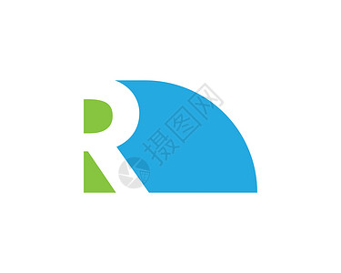 r背景R 字母徽标业务 vecto卡片标签网络公司艺术技术商业推广办公室插图设计图片