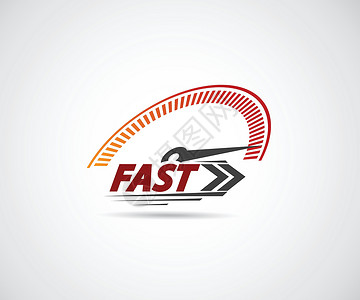 速度元素标志赛车事件与修改速度表的主要元素汽车标识技术仪表插图网络车速时间测试力量插画