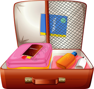 手提行李旅行包旅游洗剂乳液贮存解雇白色防晒个人动物公文包设计图片