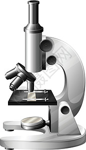 电子显微镜扫描显微镜电子镜片实验室光学乐器白色基因扫描时代科学插画