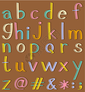 语言学字母元音学习卡通片知识幼儿园海报字体分数卡片语言设计图片