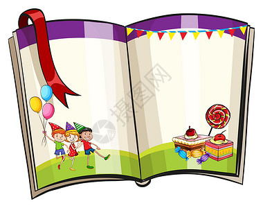 框架蛋糕面包写作庆典木板公告白色糖果阅读气球背景图片