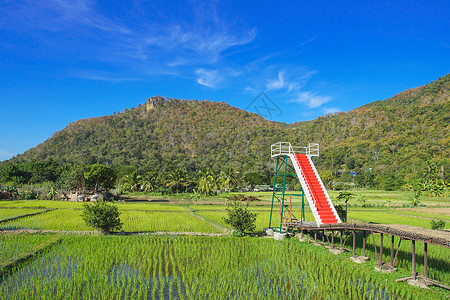 班淑传奇在著名的村旅游目的地的美丽景色艺术村庄帕邦文化农村背景