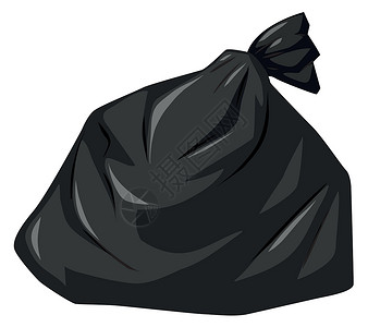 黑色彩色垃圾袋设计图片