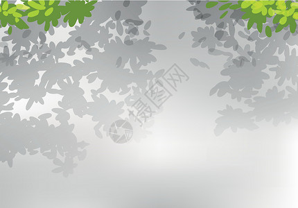 自然叶子背景剪贴植物夹子框架装饰品绿色艺术插图邀请函树叶背景图片