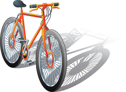 辐条自行车车旅游卡通片车把骑术插图框架山地车运动旅行酒吧设计图片