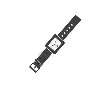 商务人士手表手表图标矢量模板设计奢华人士插图商务商业小时男性手镯标识白色插画