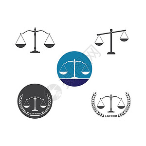 法律图标规模图标矢量插画设计法律监狱黑色平衡重量惩罚公平法官陪审团律师设计图片