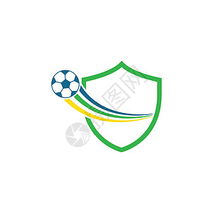 足球图标图 vecto俱乐部标识学院蓝色体育场竞赛横幅运动团体联盟背景图片