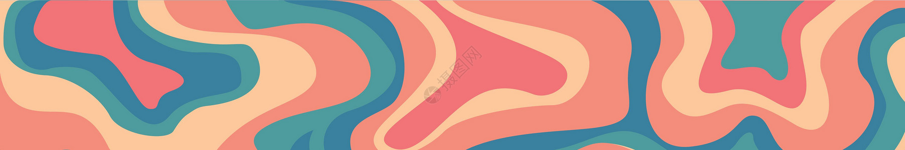 抽象明背景 多色大浪线  矢量坡度条纹曲线水平框架墙纸创造力圆圈彩虹艺术背景图片