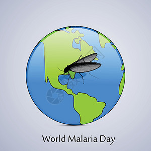 世界防治疟疾日背景地球害虫感染医院蚊子治愈生物学健康预防网络设计图片