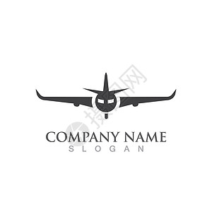 商业飞机飞机标志和符号矢量图像生长地球喷射世界机构技术天空标识航空公司公司插画