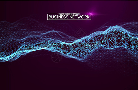 商业网络技术 互联网增长和技术网络 抽象连接多边形元素社区人际业务营销会议工作科技人们人士办公室背景图片