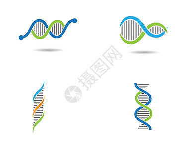 基因符号向量 ico科学染色体微生物学技术生物学身份螺旋医疗药品标识背景图片