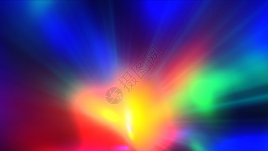 背景多彩多姿的色彩 七彩光芒电脑辐射失真色调光谱渲染折射蓝色镜片坡度背景图片