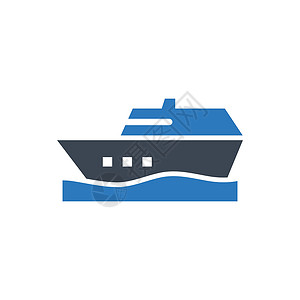 游轮 ico船只旅行假期插图背景图片