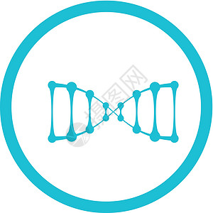Dna 蓝色圆形图标生物基因组高分子密码基因药品染色体生活医院螺旋背景图片