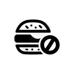 没有快餐 ico垃圾插图食物背景图片
