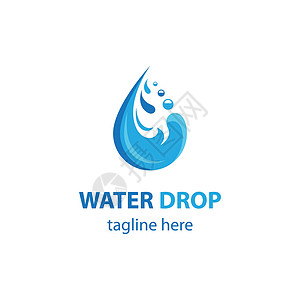 水滴标志图片矿物商业蓝色洗澡纯化公司创造力生态管道海浪背景图片