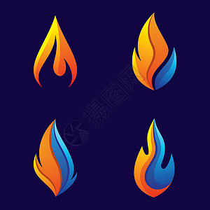 消防标志图片火炬商业火花创造力插图活力力量火焰营火烧伤背景图片