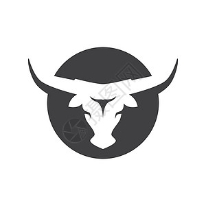 牛头标志图片喇叭十二生肖艺术哺乳动物野生动物危险荒野动物标识力量插画